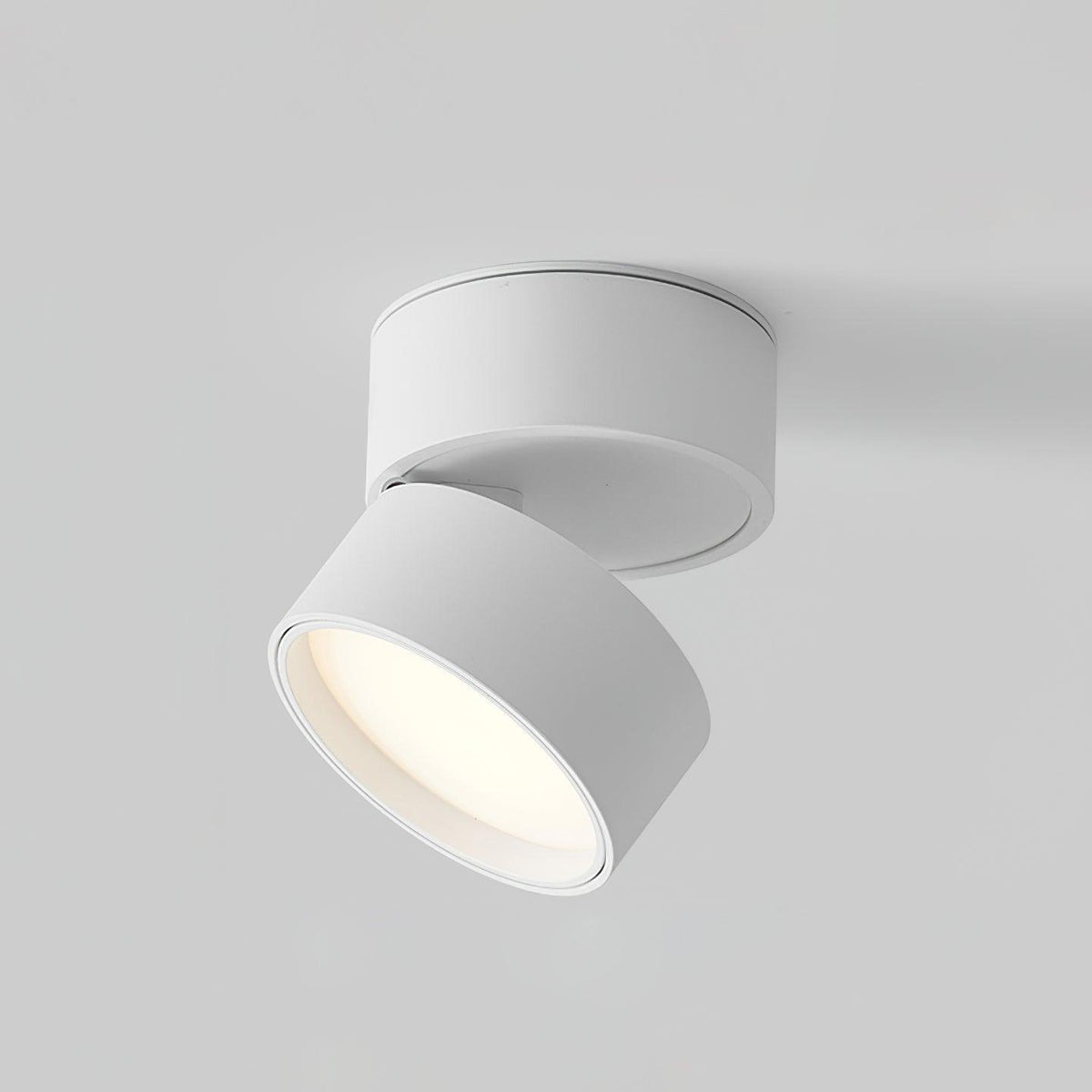 Spot LED Orientable de Plafond Style Scandinave - Blanc