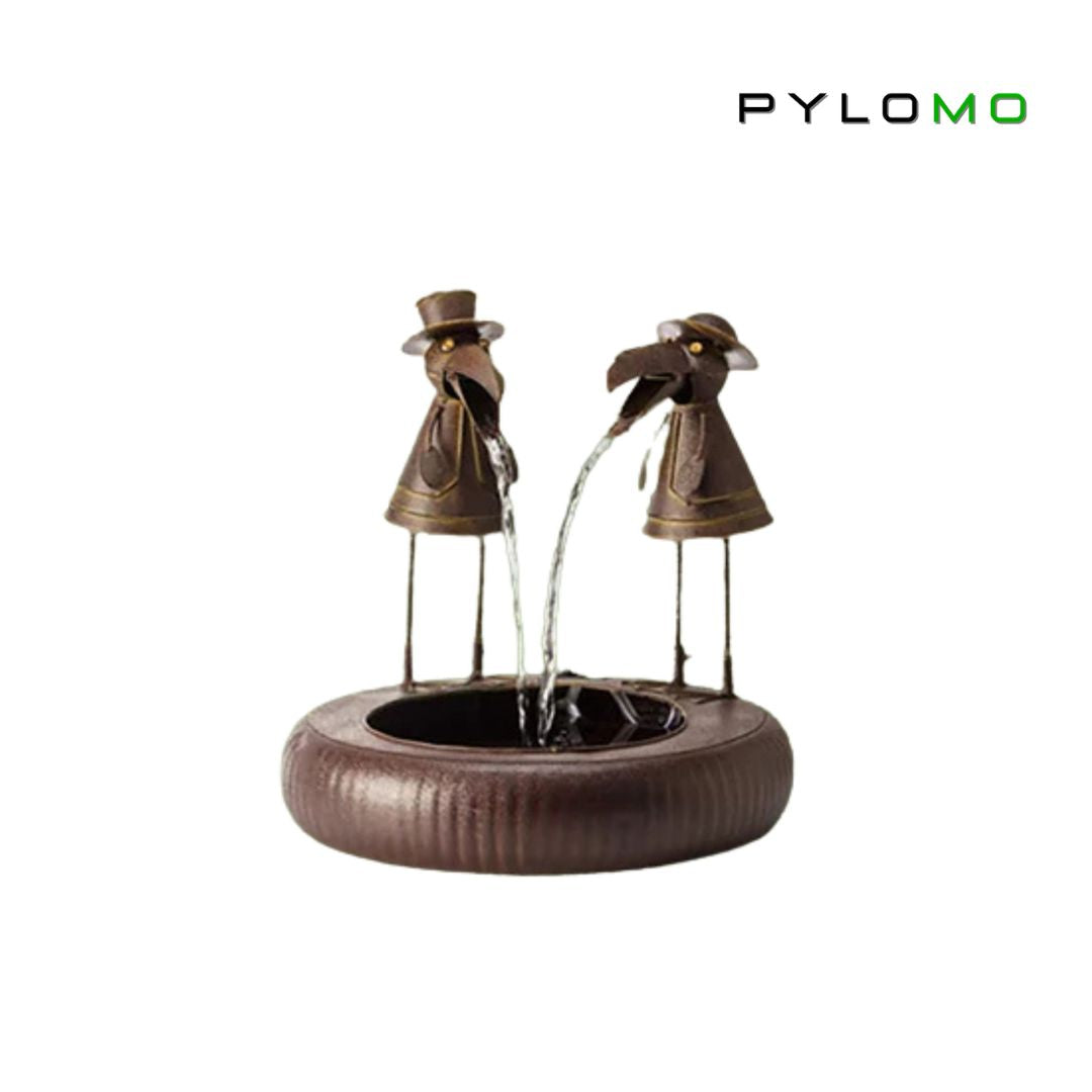 Fontaine à Eau Animale en Polyrésine | Élément Décoratif Unique pour un Jardin Apaisant 6