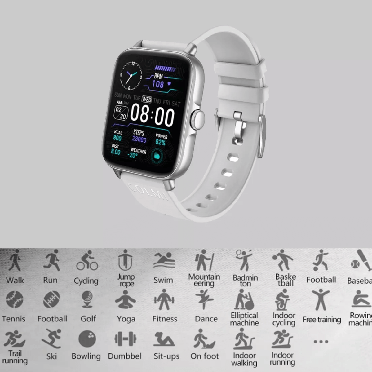 Montre connectée à écran 1,9 pouce et longue autonomie