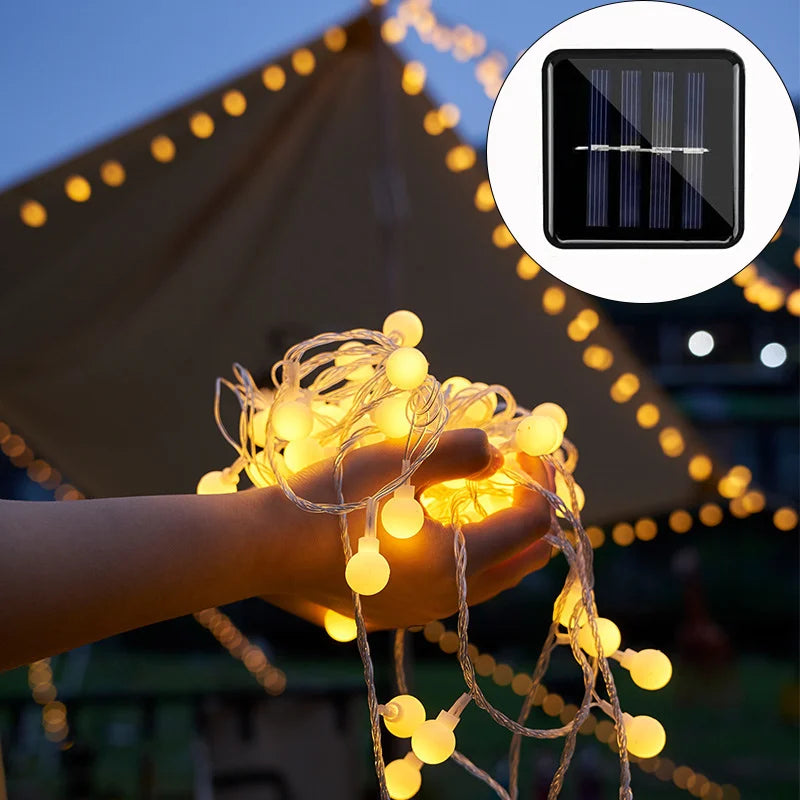 Outdoor Solar String Lights