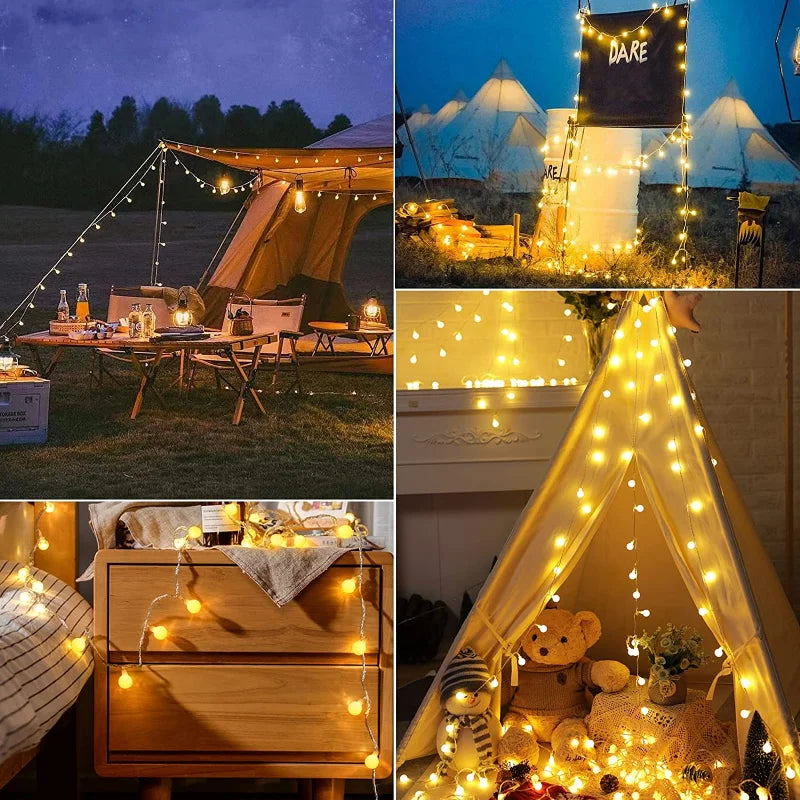 Outdoor Solar String Lights