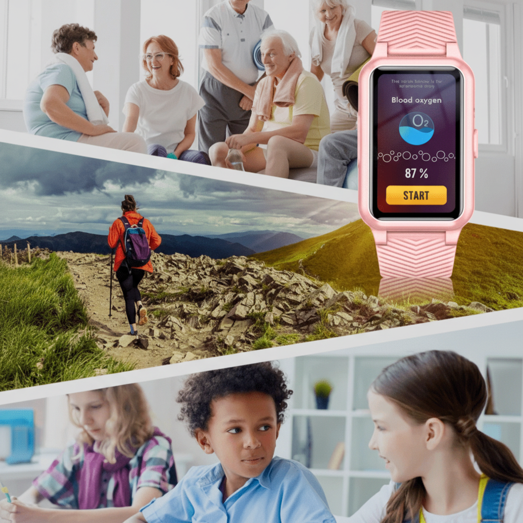 Emstoner Montre GPS Senior avec Détection de Chute