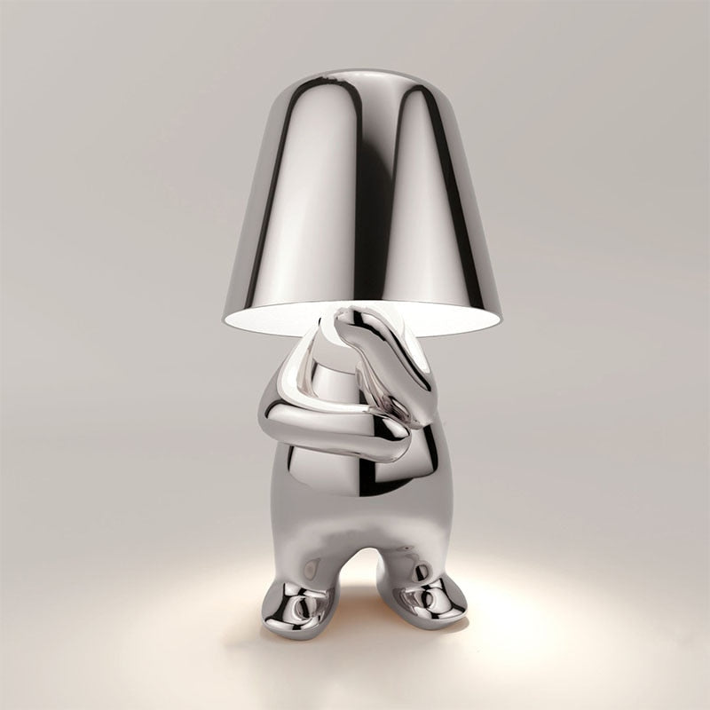 Gold Character Figurine Lamp - Cordless Touch Control 8