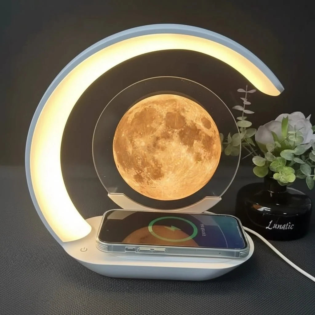 Touch LED 3D Sand Art Lamp with Wireless Charging