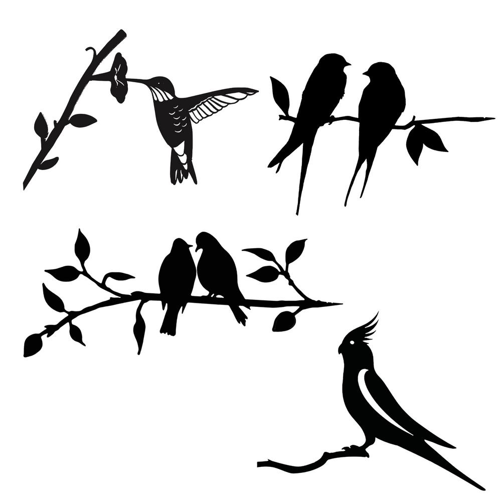 FeatherGlow - Oiseau Décoratif en Métal pour Jardin