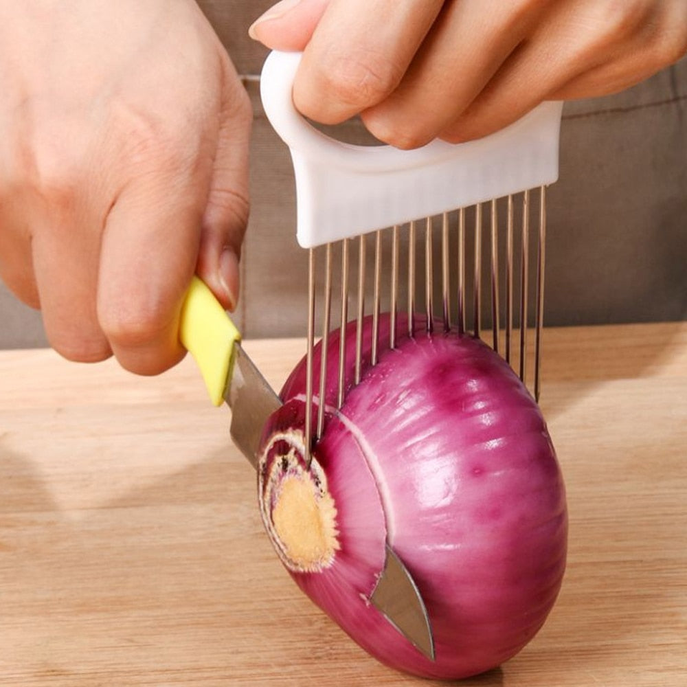OnionMaster - Coupe-Oignons en Acier Inoxydable
