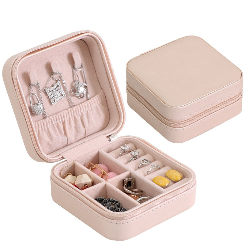 Boîte à Bijoux de Voyage à Compartiments