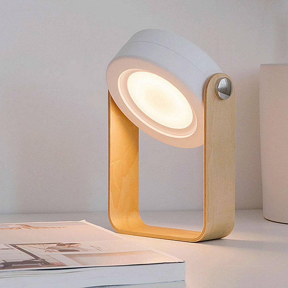 Scandinavian LED Accordion Lamp, Rechargeable, Dimmable
