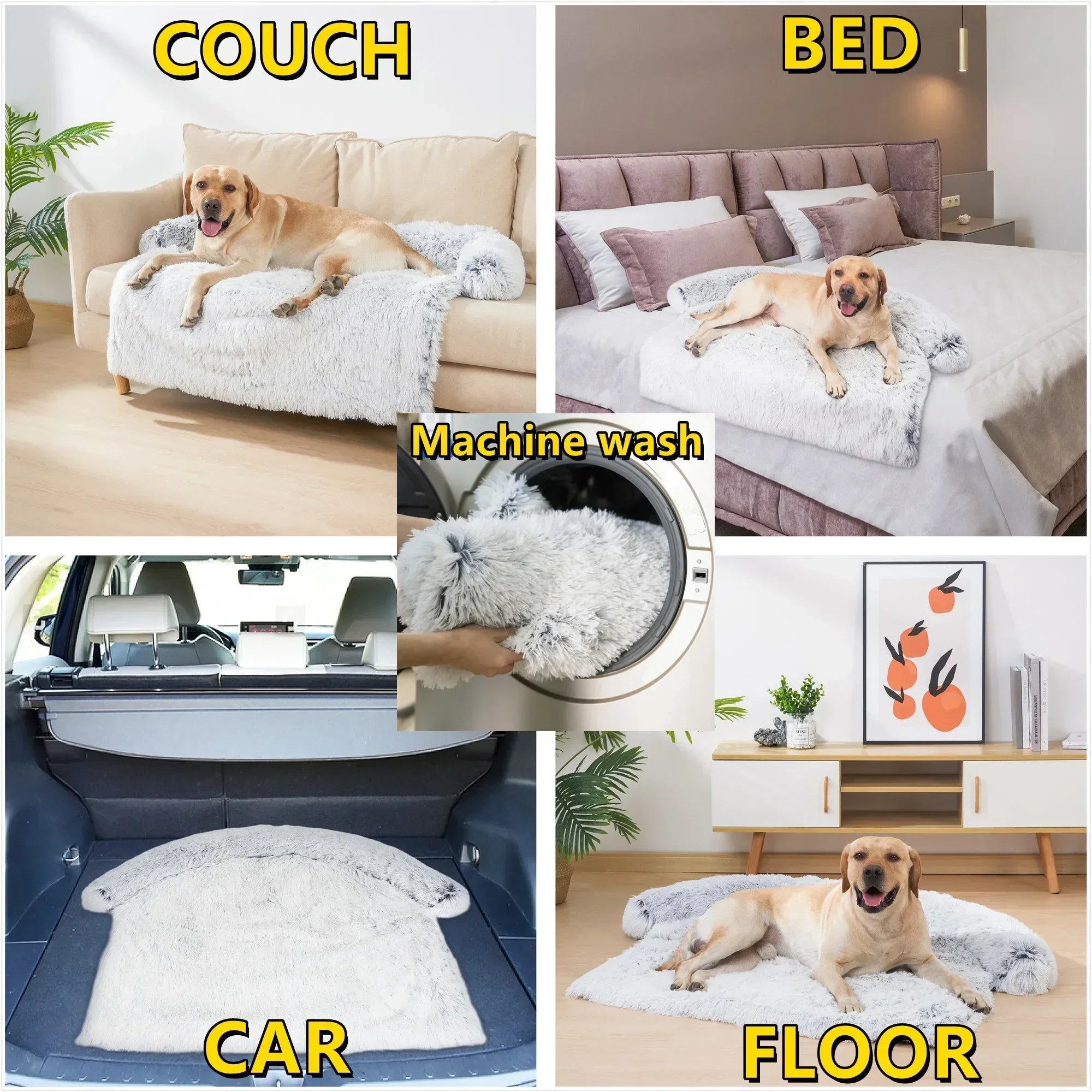 Velvetpaw Couverture-Lit Moîlleuse Lavable