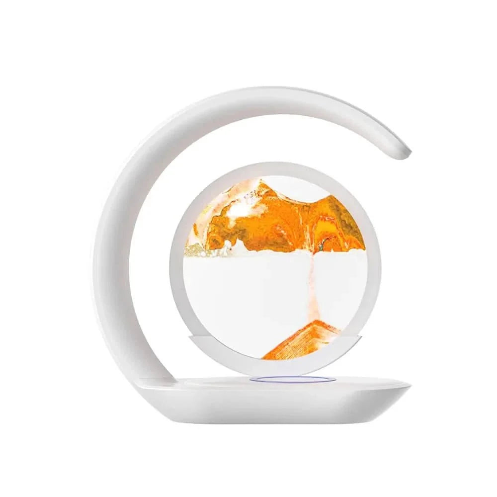 Touch LED 3D Sand Art Lamp with Wireless Charging