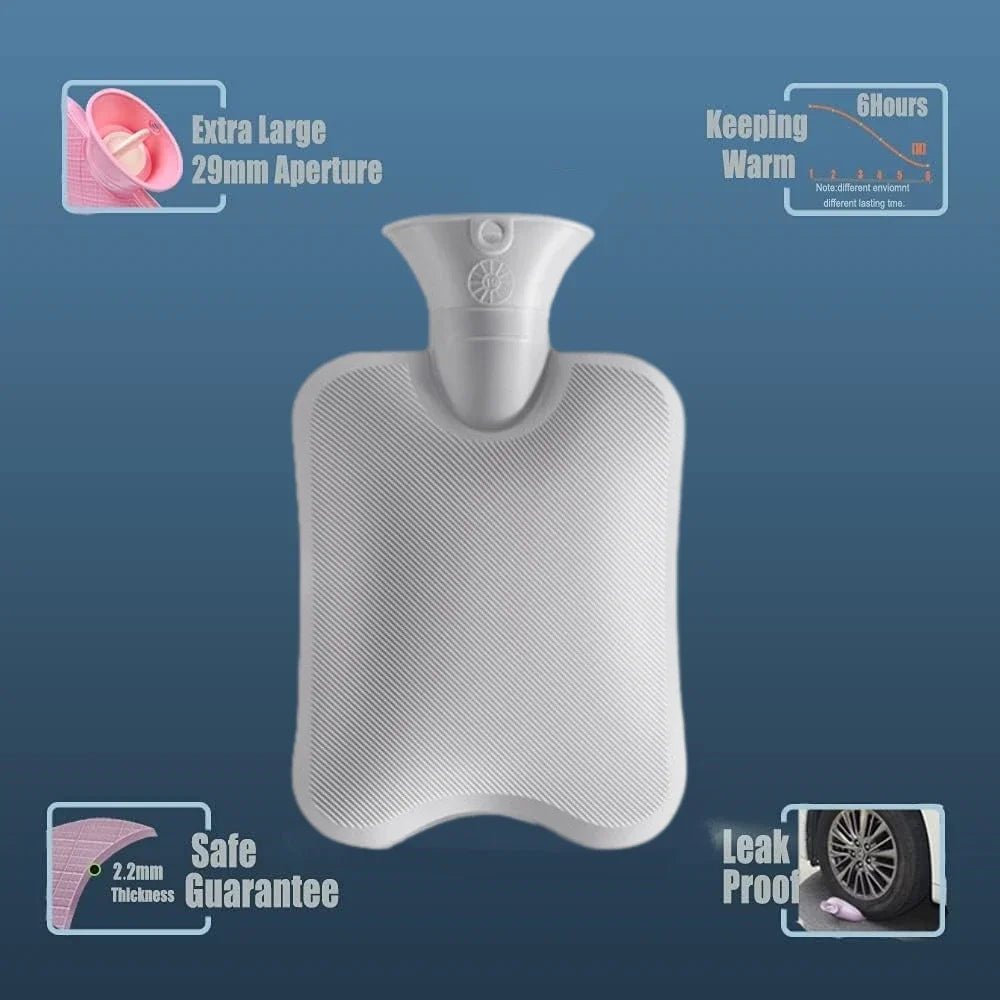 Wristforce Bouillotte 2 Litres Housse Peluche Douce