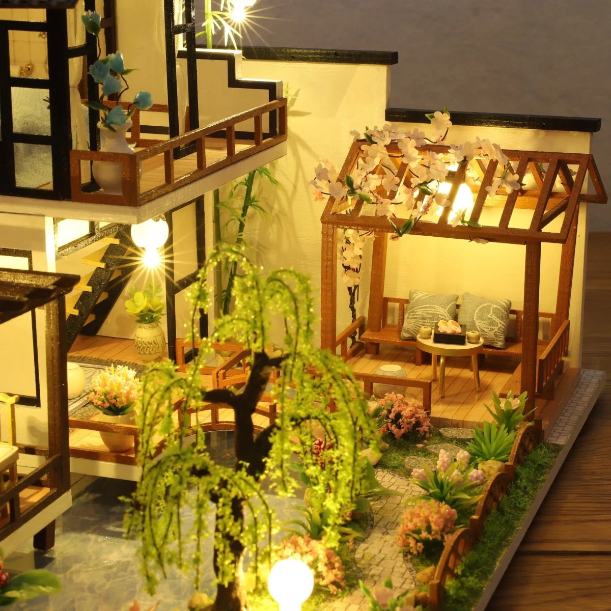 HOBBIX | Kit de Mini Maison en Bois Détail Élevé | Projet Créatif pour Moments Relaxants 1