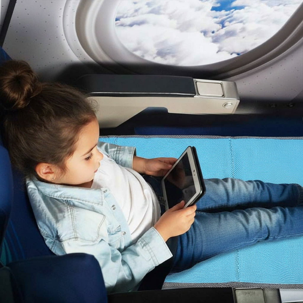 Hamac Bébé Avion avec Ceinture de Sécurité Intégrée | Confort Élégant pour des Voyages en Famille Sereins 5