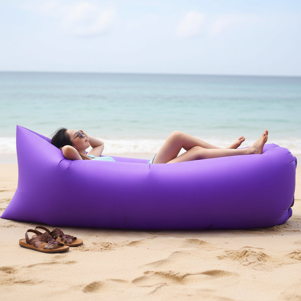 Hamac Gonflable Conny en Polyester 210T | Confort et Élégance pour des Moments de Détente en Plein Air 2
