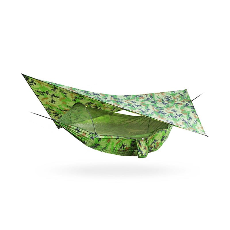 Hamac Pour Camping avec Moustiquaire et Auvent Imperméable | Confort Luxe en Plein Air Pour Aventuriers 0