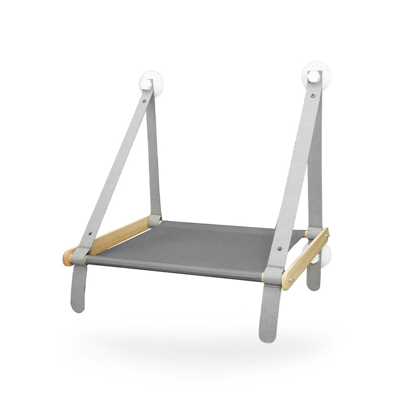 Hamac Pour Chat en Bois Naturel | Design Scandinave Élégant pour un Confort Optimal 0
