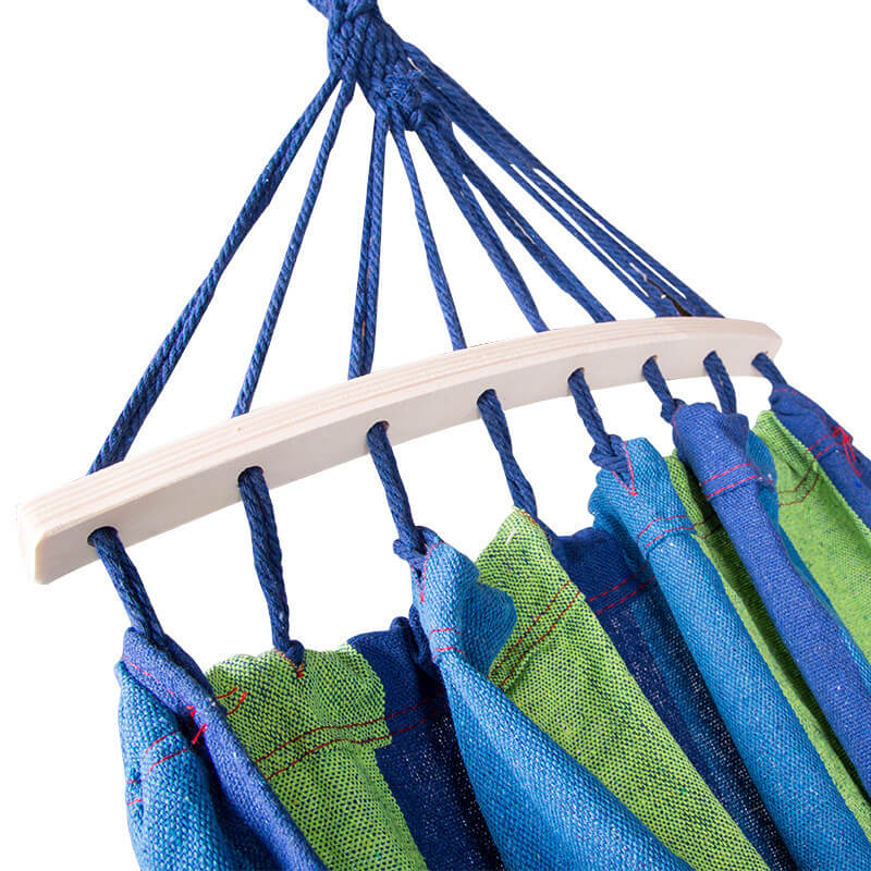 Hamac Suspendu en Coton et Polyester | Confort Luxueux pour Détente en Plein Air à 2 Places 5