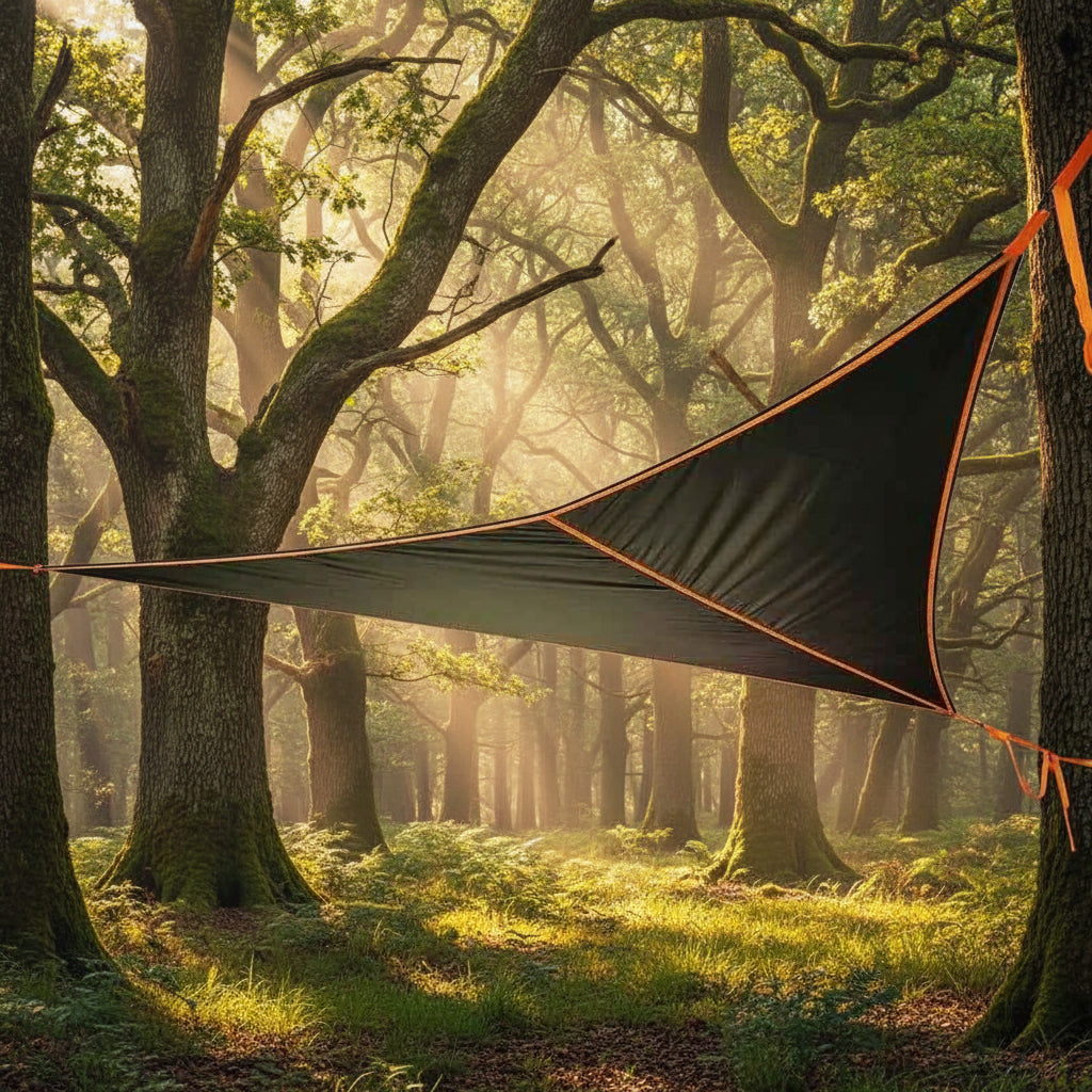Hamac Triangle en Tissu Oxford | Confort Élégant pour des Moments de Détente en Plein Air 1