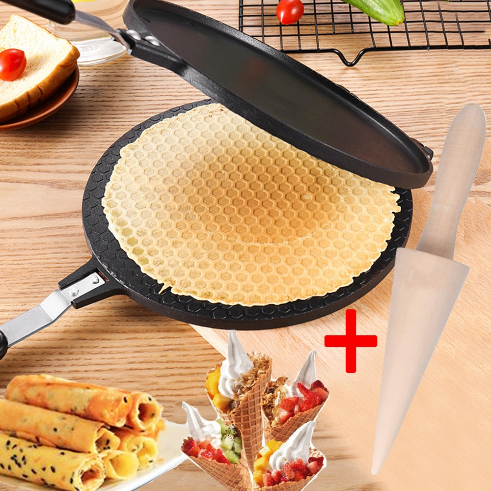 WaffleMaster - Poêle à Gaufres et Omelettes