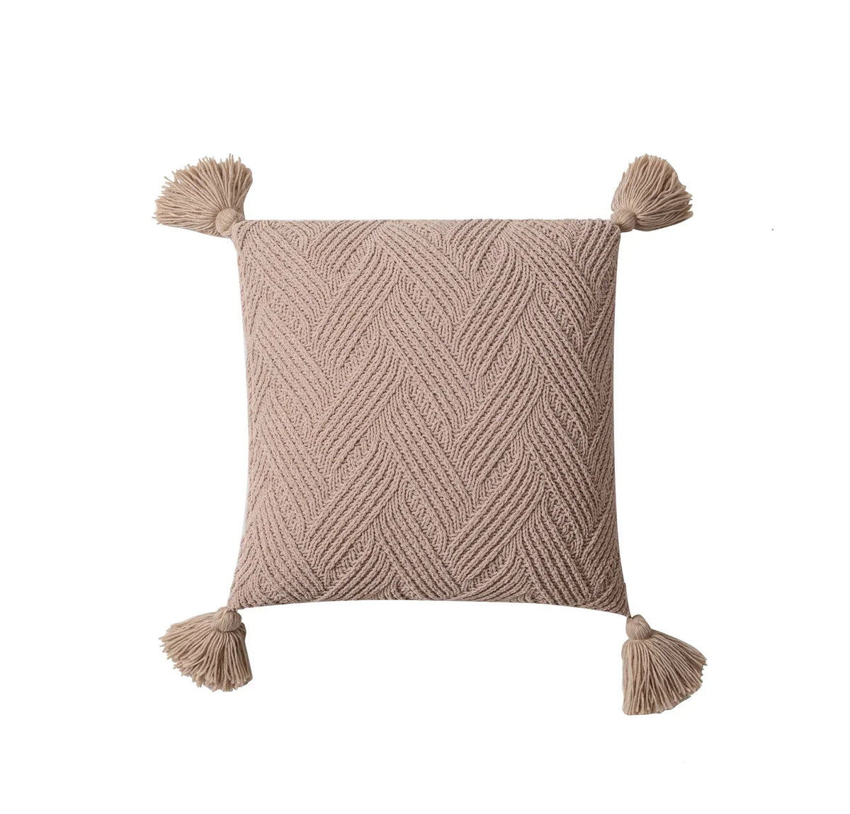 Nordic Pompom - Housse de Coussin à Pompons