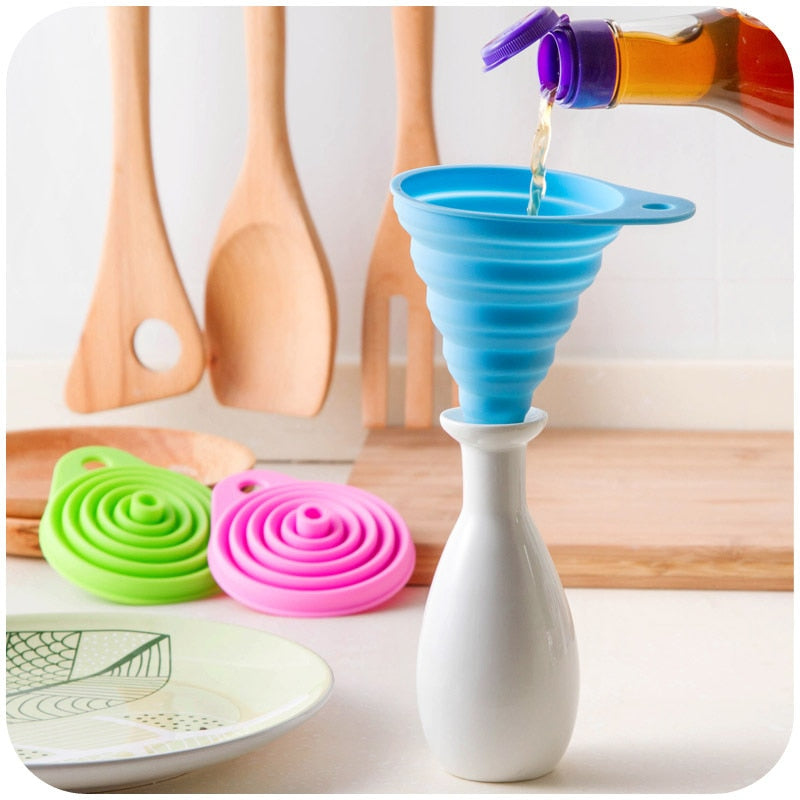 FoldEase - Entonnoir de Cuisine Pliable