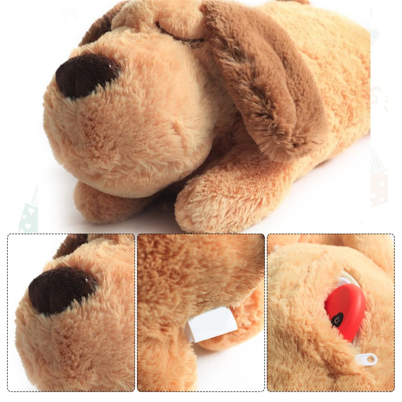 Splashpup Calming Heartbeat Puppy Plush Toy