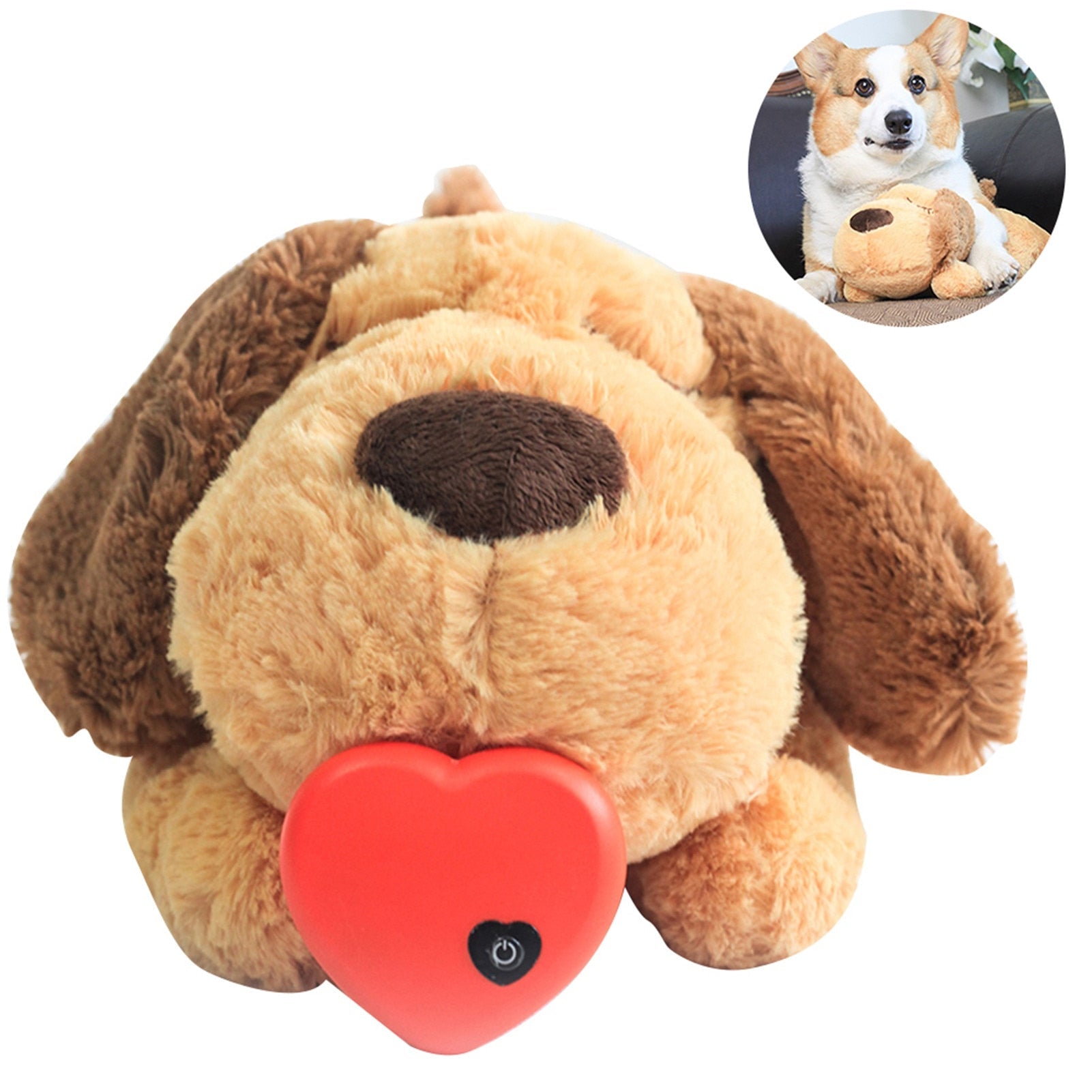 Splashpup Calming Heartbeat Puppy Plush Toy