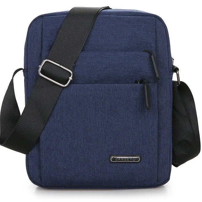 Sacoche bandoulière homme déperlante, design antivol