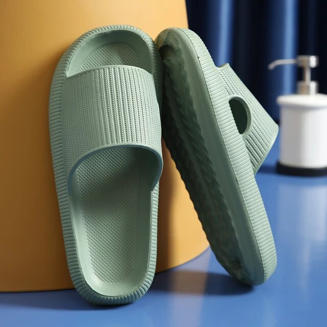 Sandales Plateforme d'Intérieur Ultra-Confort - Green