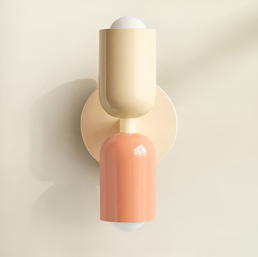 Modern Two-Tone Wall Light, E27 Socket