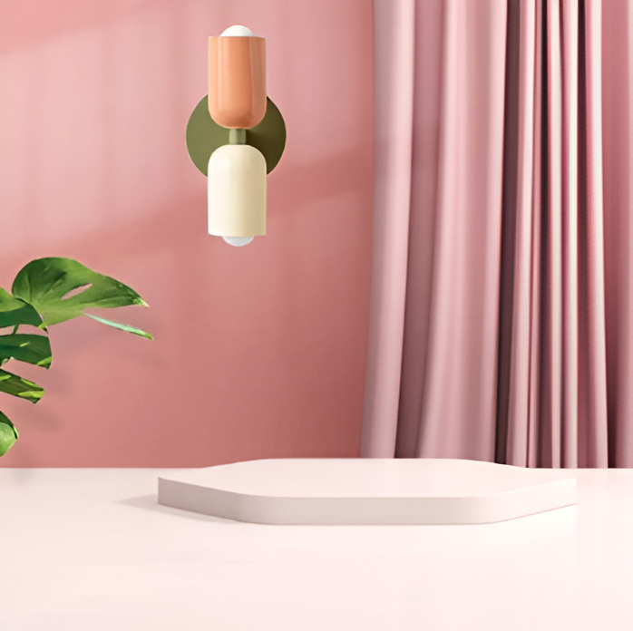 Modern Two-Tone Wall Light, E27 Socket