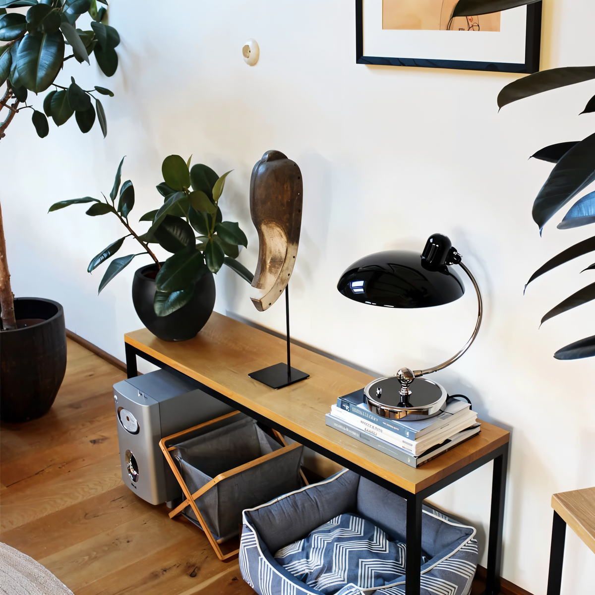 Retro Metal Desk Lamp with Dome Shade