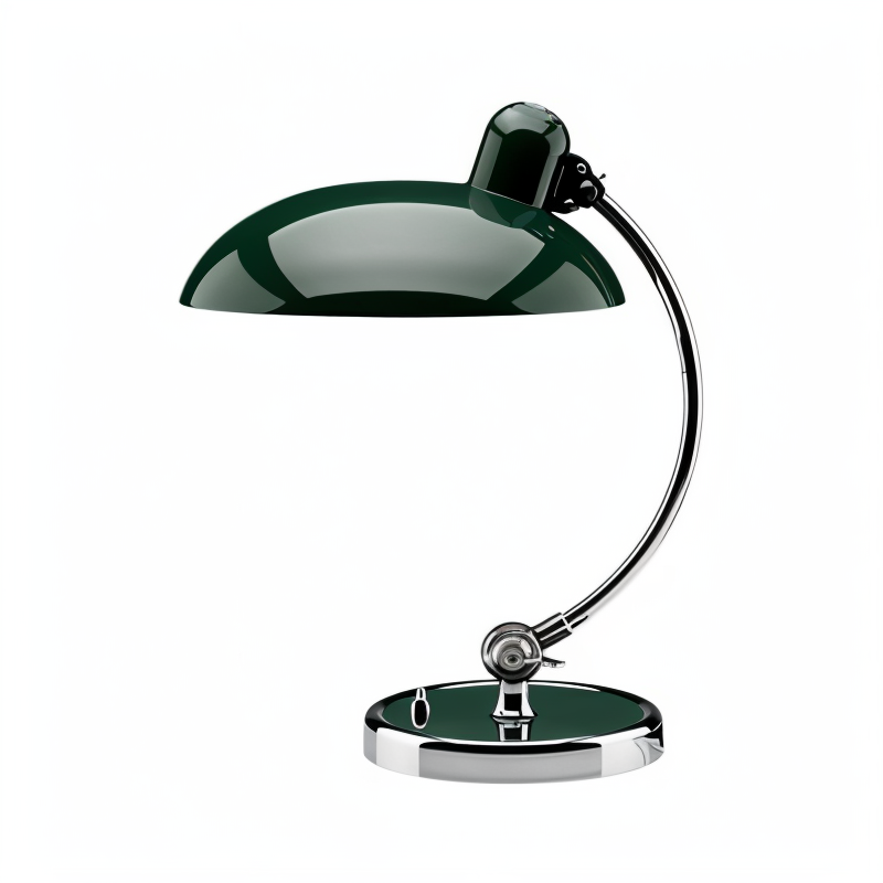 Retro Metal Desk Lamp with Dome Shade