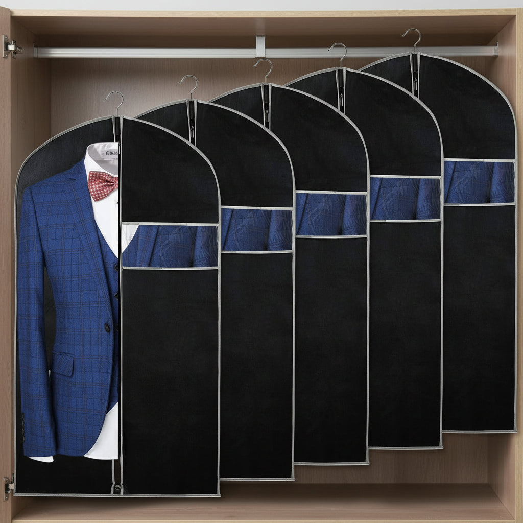 Housses à Vêtements en Tissu Non Tissé | Protection Élégante et Durable pour Vos Vêtements 0