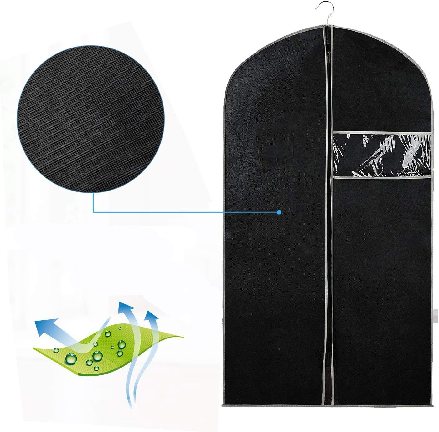 Housses à Vêtements en Tissu Non Tissé | Protection Élégante et Durable pour Vos Vêtements 3