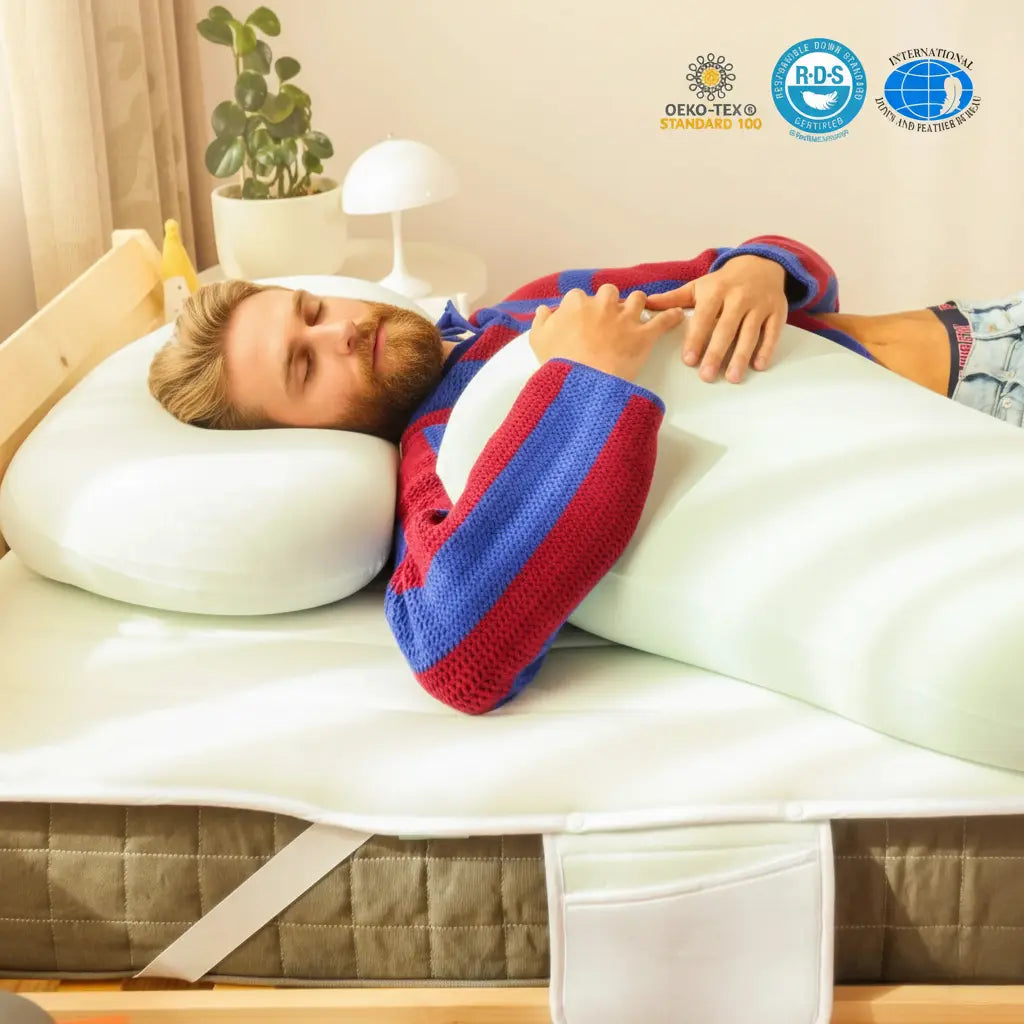 Ice Silk Memory Pillow with Shape-Holding Core