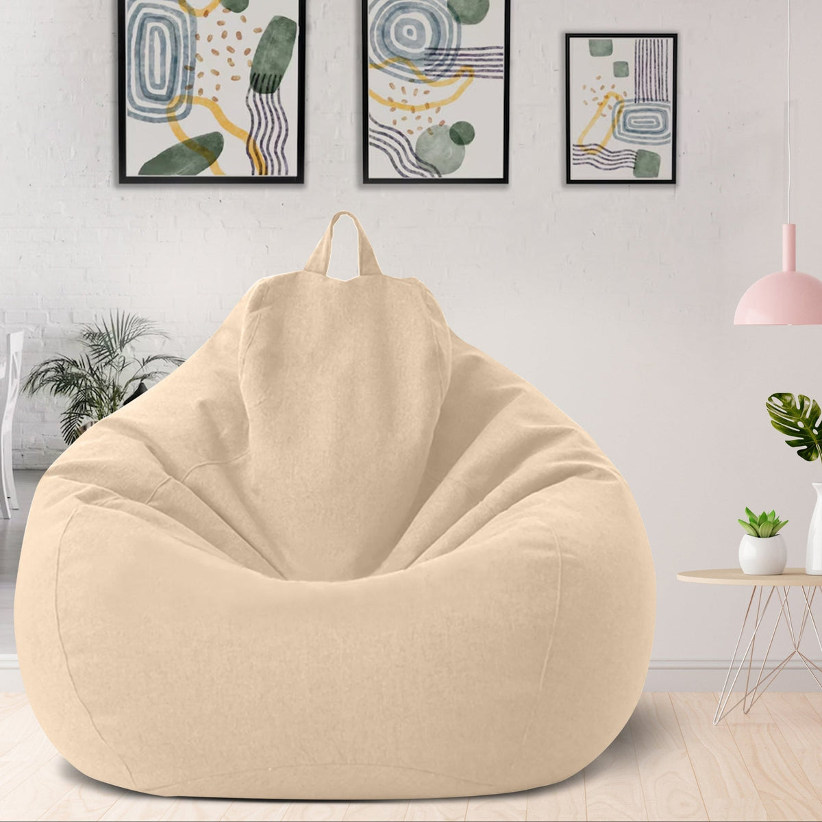 Housse de pouf poire XXL, sans rembourrage