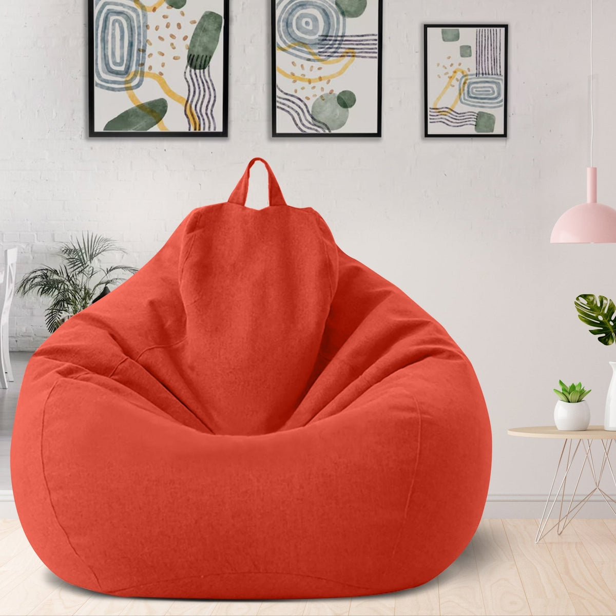 Housse de pouf poire XXL, sans rembourrage