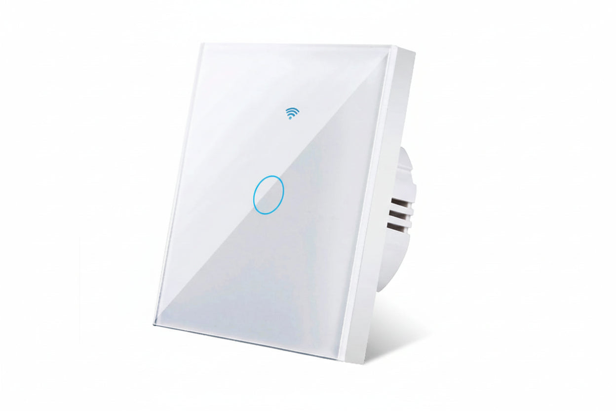 Interrupteur Tactile WiFi en Verre Trempé | Domotique Élégante pour un Confort Optimal 1