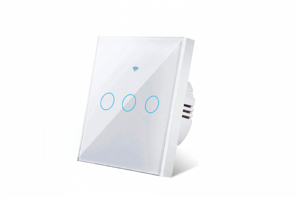 Interrupteur Tactile WiFi en Verre Trempé | Domotique Élégante pour un Confort Optimal 3