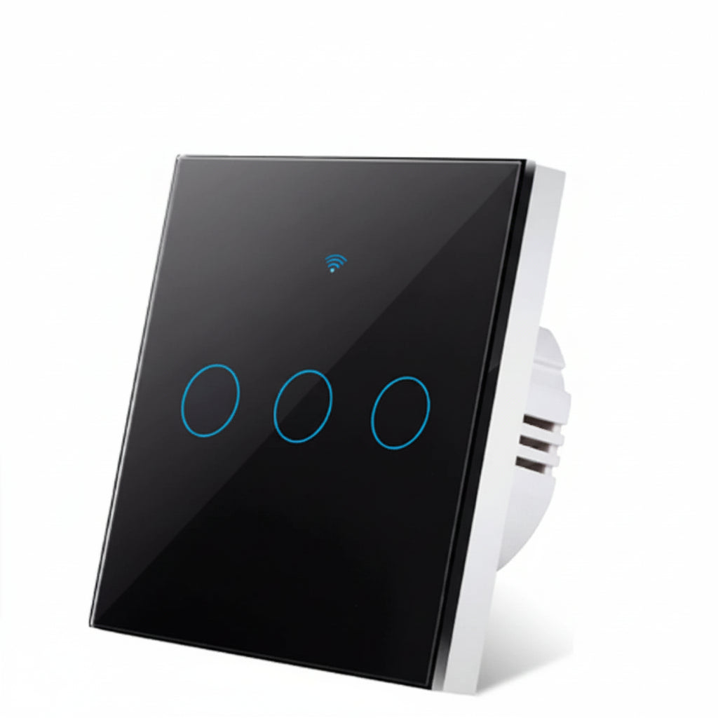 Interrupteur Tactile WiFi en Verre Trempé | Domotique Élégante pour un Confort Optimal 5