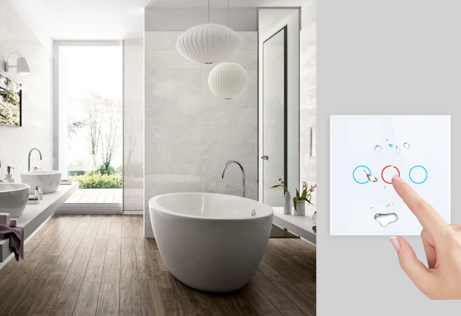 Interrupteur Tactile WiFi en Verre Trempé | Domotique Élégante pour un Confort Optimal 8
