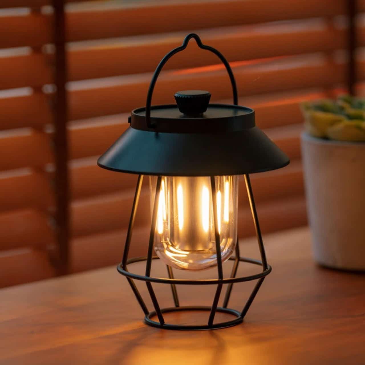 Lampe de table extérieure USB sans fil