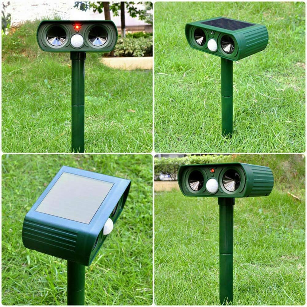Solar Ultrasonic Animal Repellent  