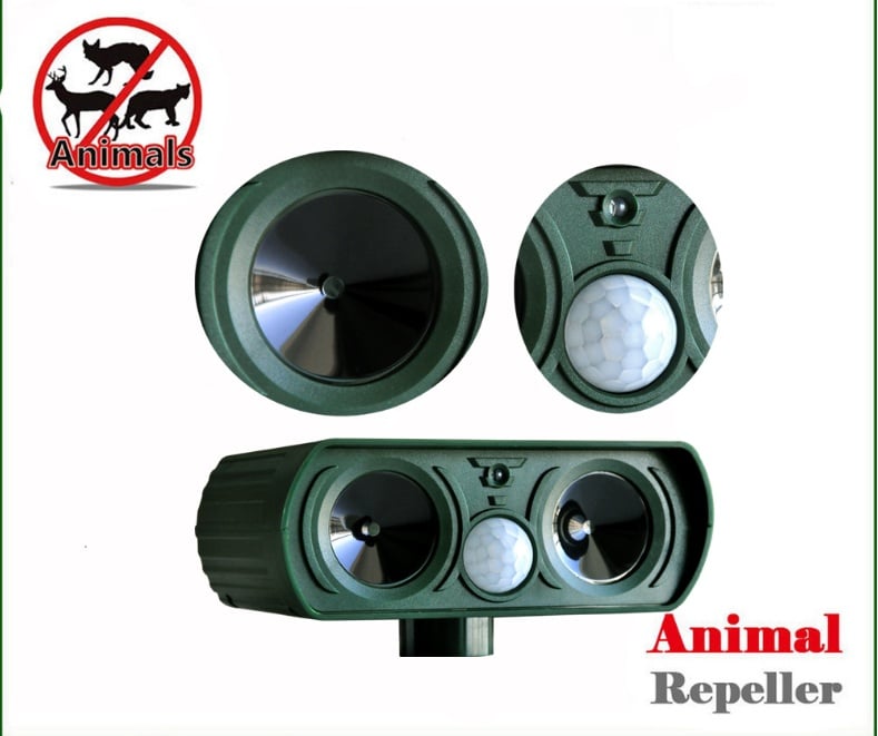 Solar Ultrasonic Animal Repellent  