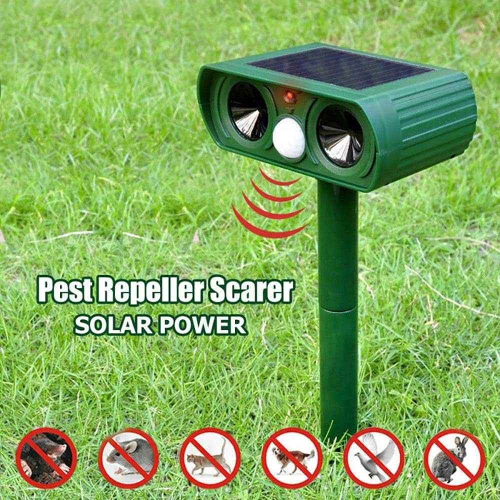 Solar Ultrasonic Animal Repellent  