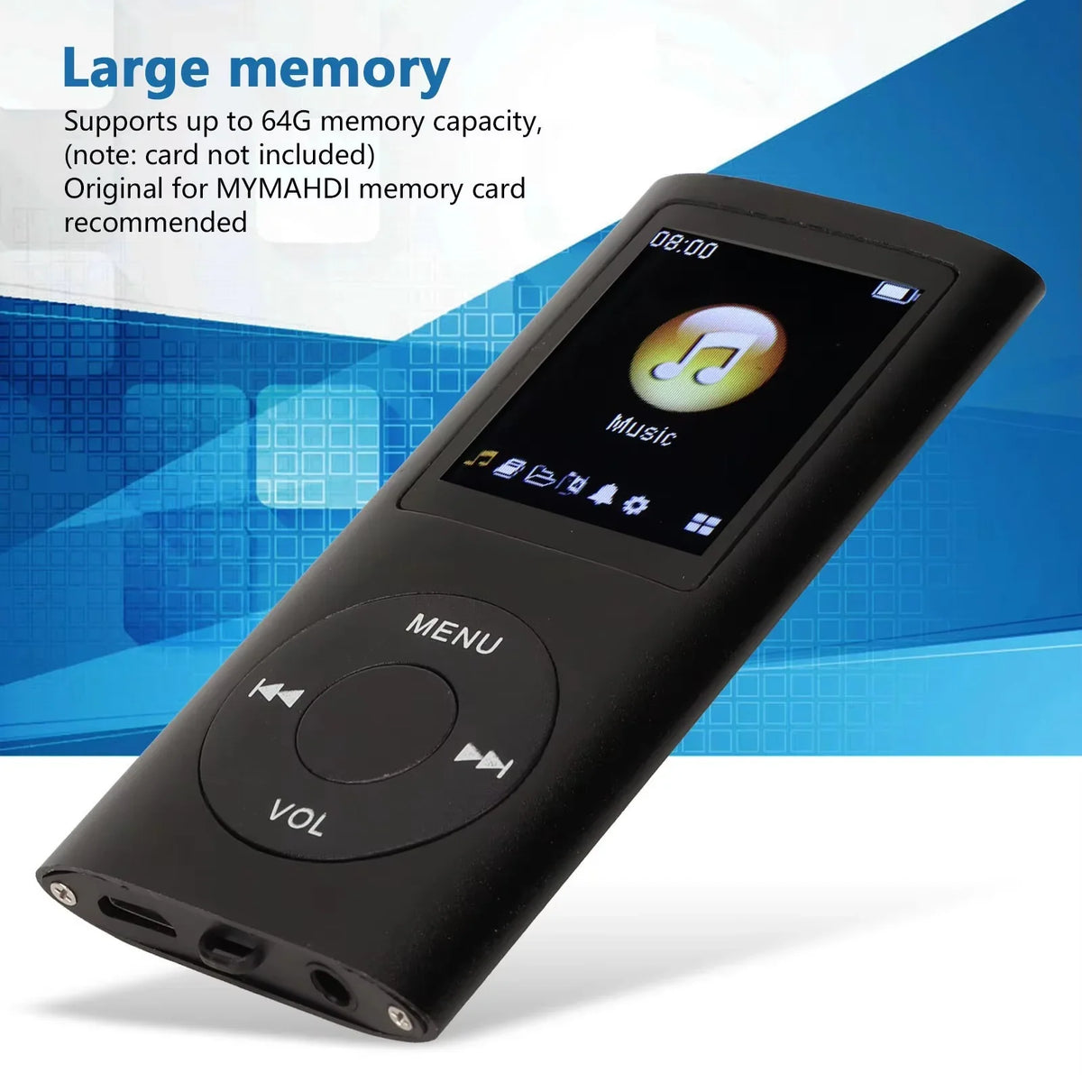 Pocket MP3 Player, LCD Screen, Lossless Audio