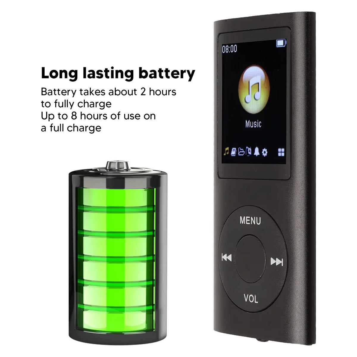 Pocket MP3 Player, LCD Screen, Lossless Audio