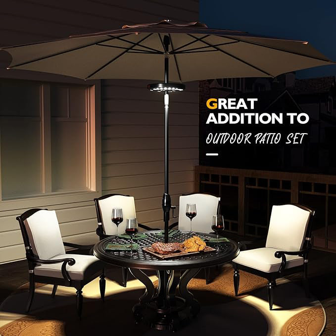Éclairage Innovant pour Parasols