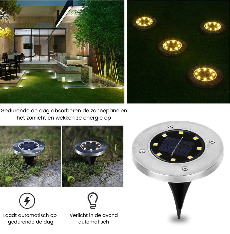 Lampes de Jardin Solaires LED sans Fil